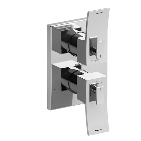 Riobel Zendo 3/4" Therm & Pressure Balance Multi-Function System ZOTQ83C